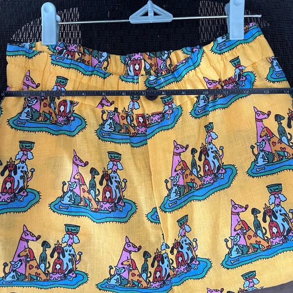 Nooworks Dog Party Linen Pants πΆπ - Picture 9 of 9